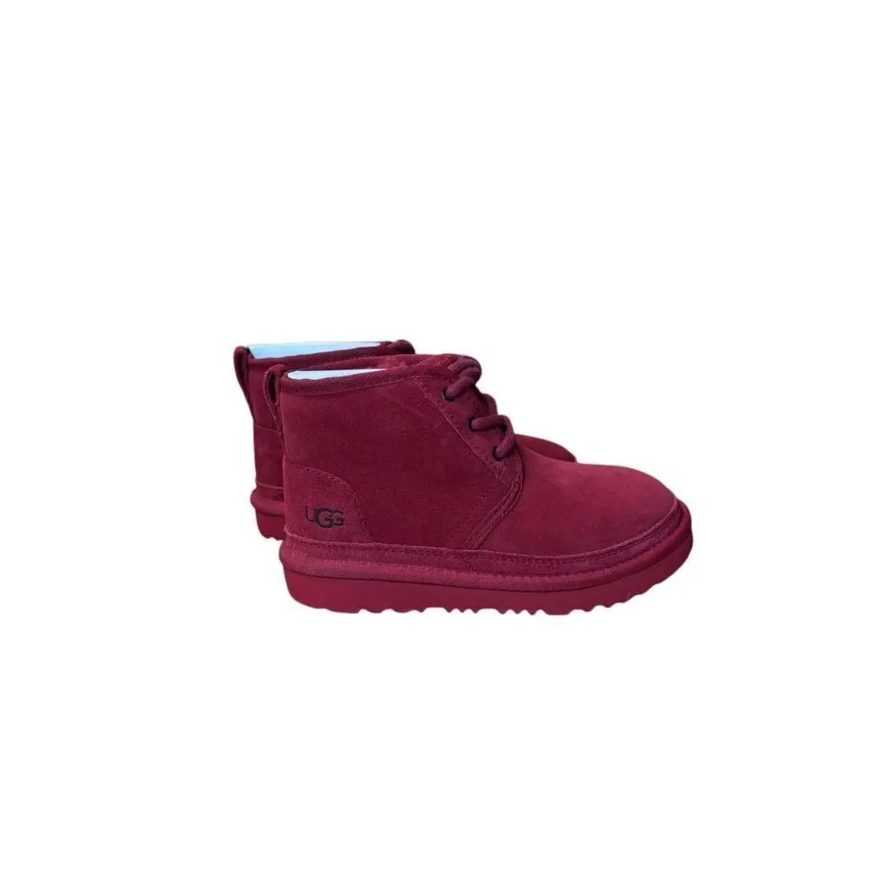 UGG Neumel Boots Kids Size 13 Red Suede